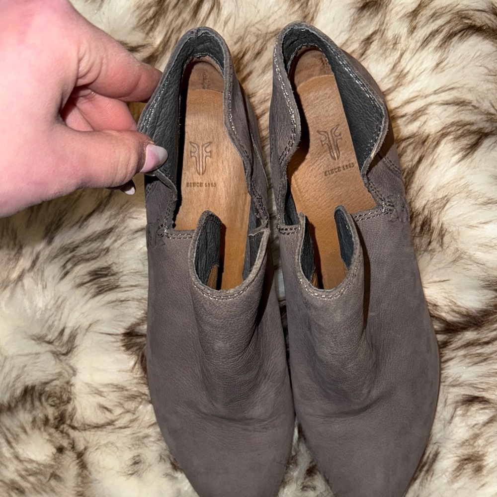 Frye Women's Gray Blue Ankle Booties - Picture 7 of 7
